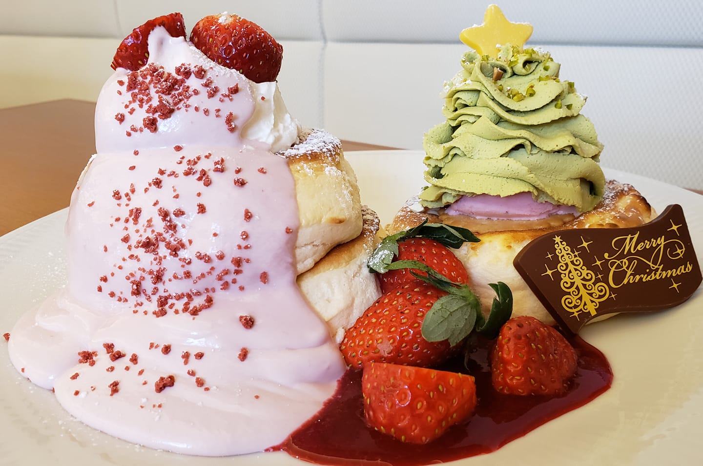 トワサンク 長野（trois cinq）&nbsp;パンケーキ&nbsp;クリスマスパンケーキ