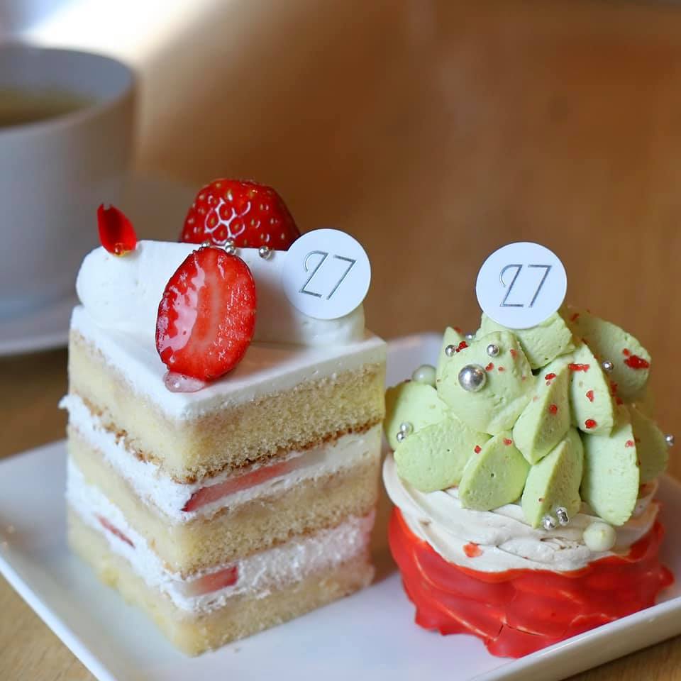 パティスリー27(ヴァンセット) ケーキ・タルト ショートケーキ&パブロバ・ピスターシュ・フレーズ