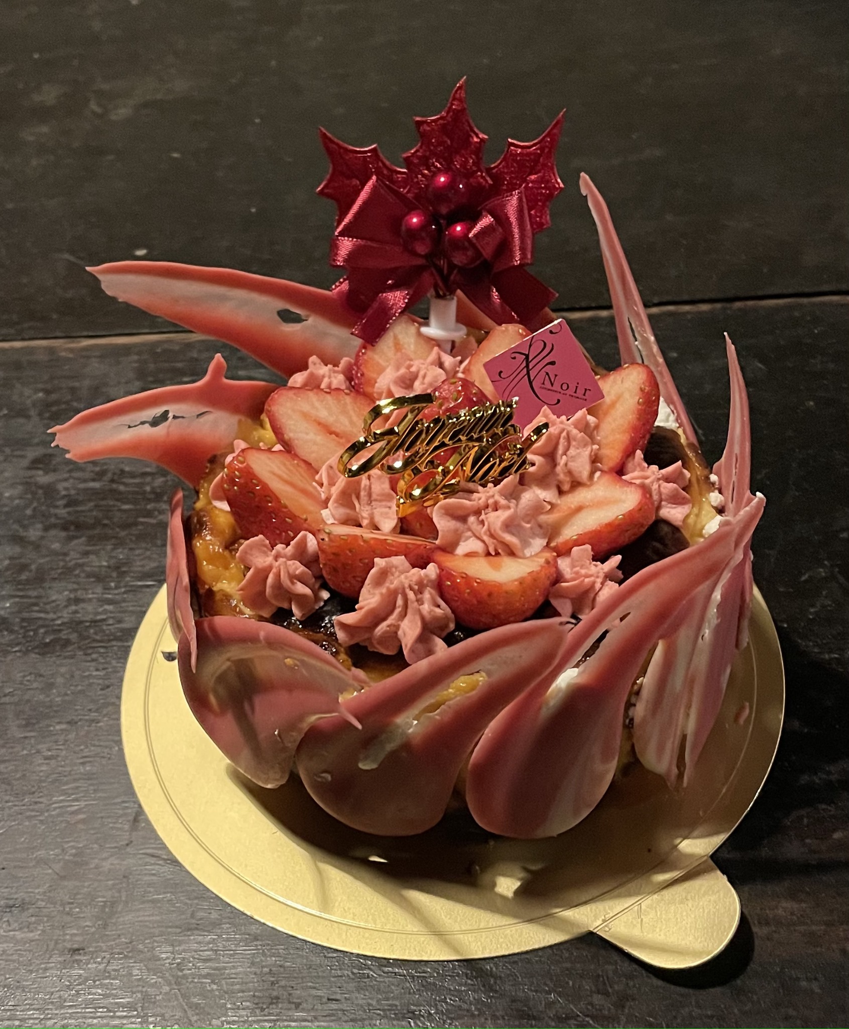 Noir ケーキ・タルト,チーズ・フロマージュ ノワールのクリスマスケーキ