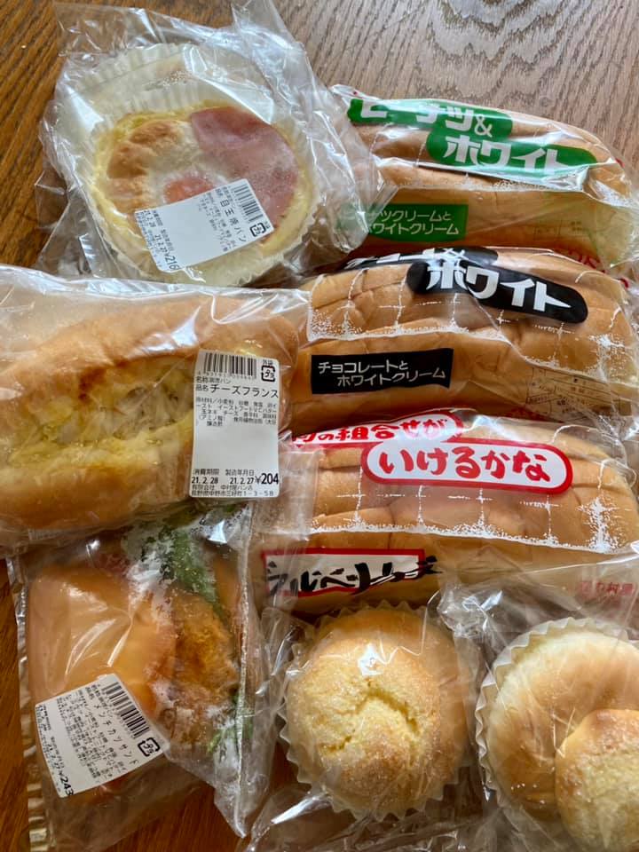 中村屋パン店 パン 頭脳パンいろいろ