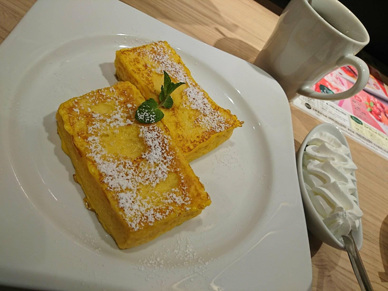むさしの森珈琲（ムサシノモリコーヒー）&nbsp;フレンチトースト&nbsp;フレンチトースト＋ホイップ