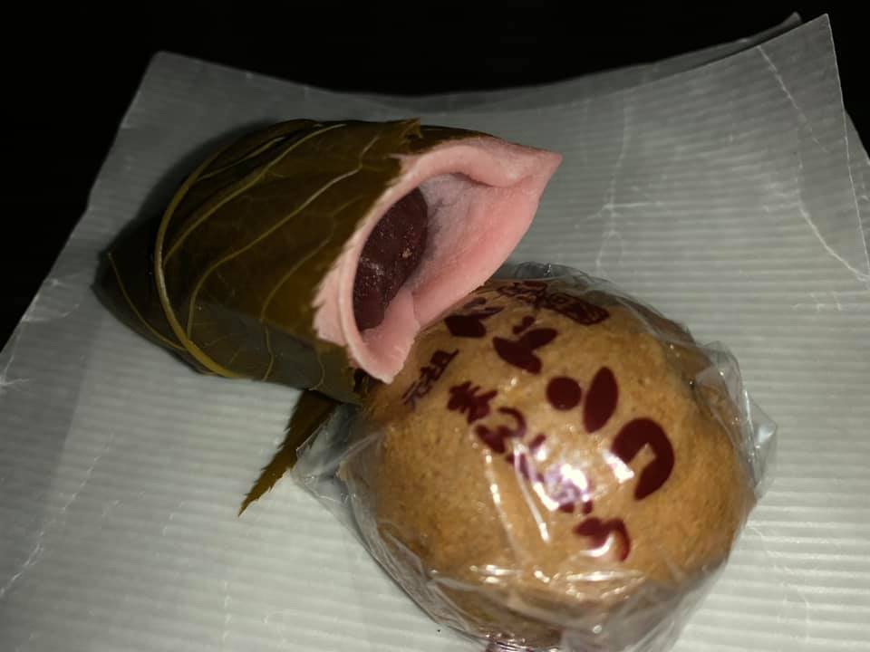 パティスリーショコラティエ サワムラ お餅,おまんじゅう こしあんの桜餅&丸子ドドンゴ饅頭