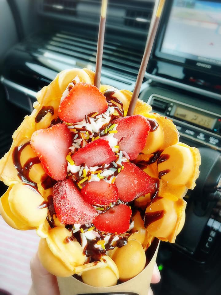夢まち ワッフル イチゴチョコ