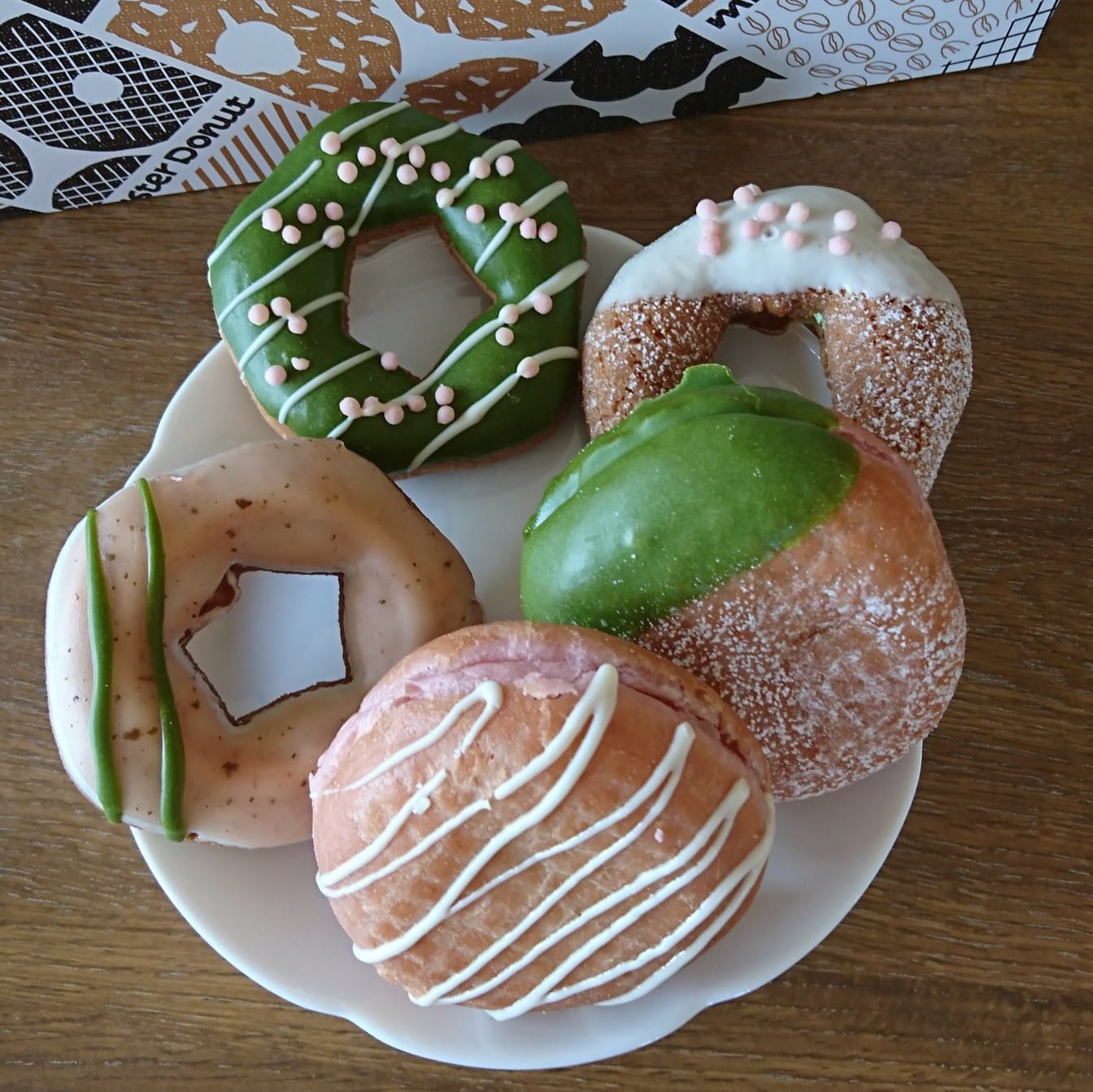 ミスタードーナツ ドーナツ 祇園辻利咲く抹茶シリーズ