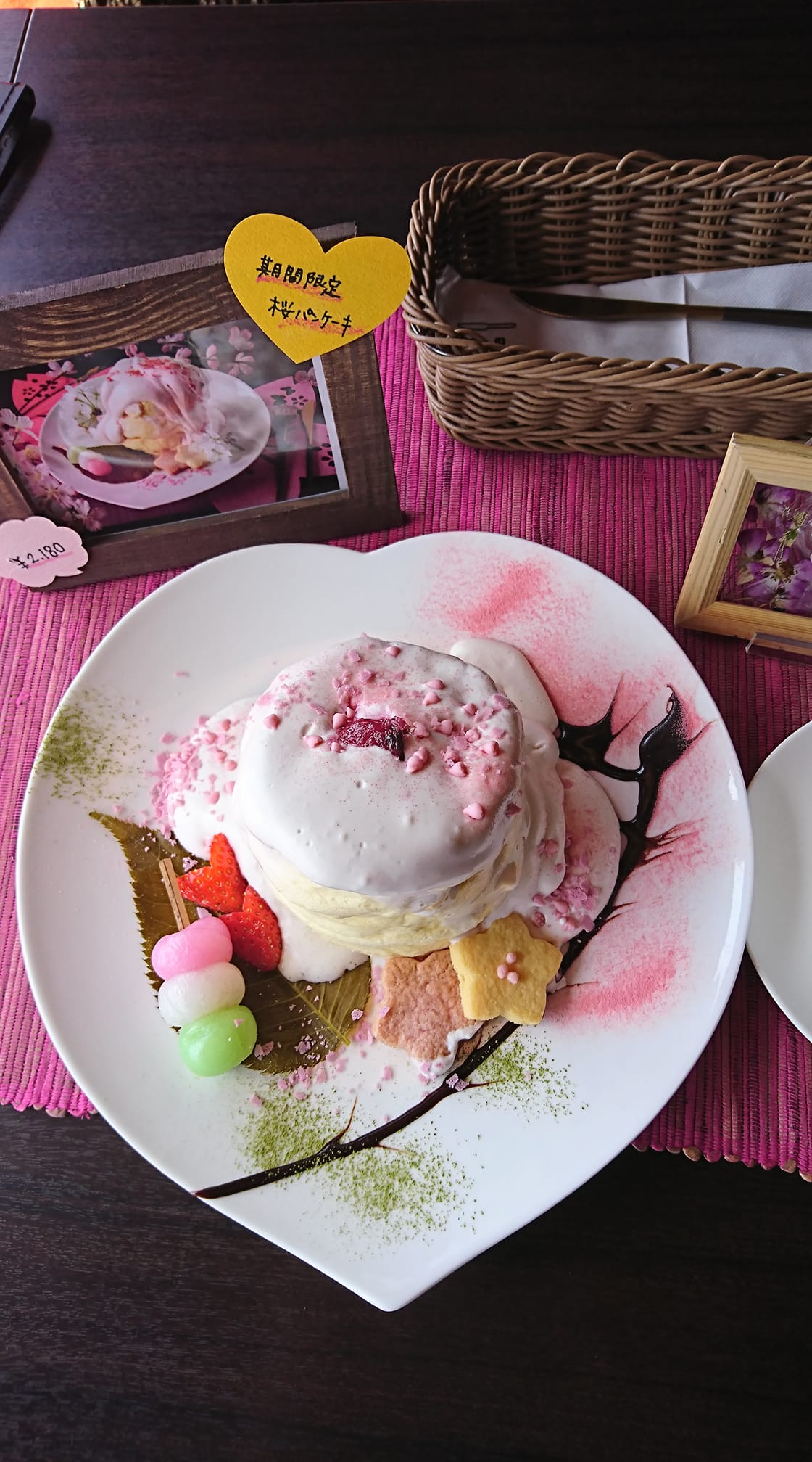 OTO Cafe（オトカフェ）&nbsp;パンケーキ&nbsp;期間限定さくらパンケーキ