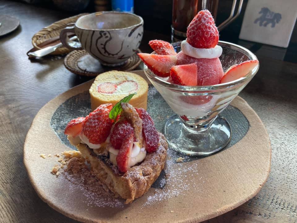 茶房 パニ ケーキ・タルト 【期間限定】いちごのプレート