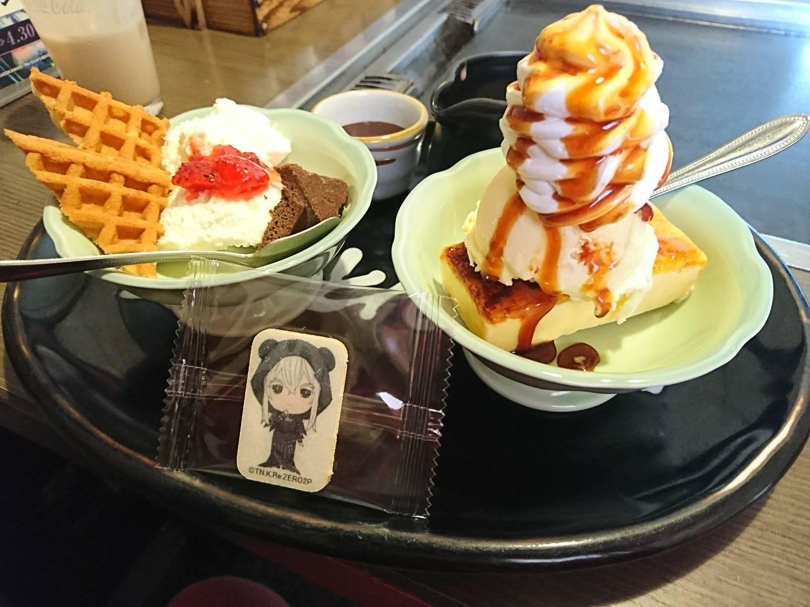 道とん堀 アイス・ジェラート,パンケーキ Re:ゼロとのコラボスイーツ