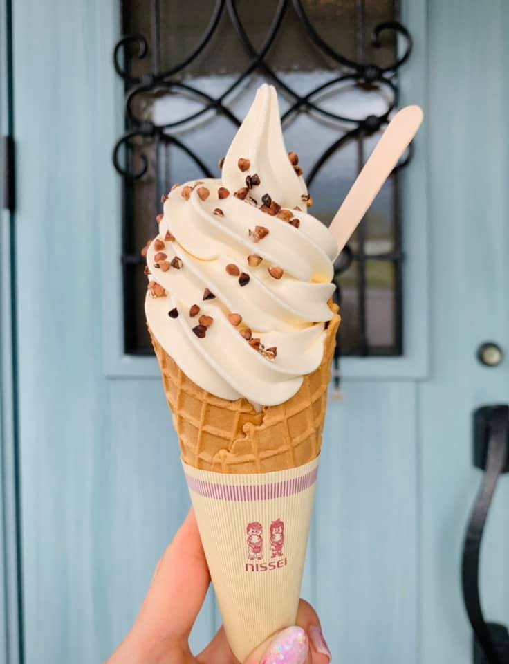 SOBA&CAFE Sanpo&nbsp;ソフトクリーム&nbsp;そばの実ソフトクリーム