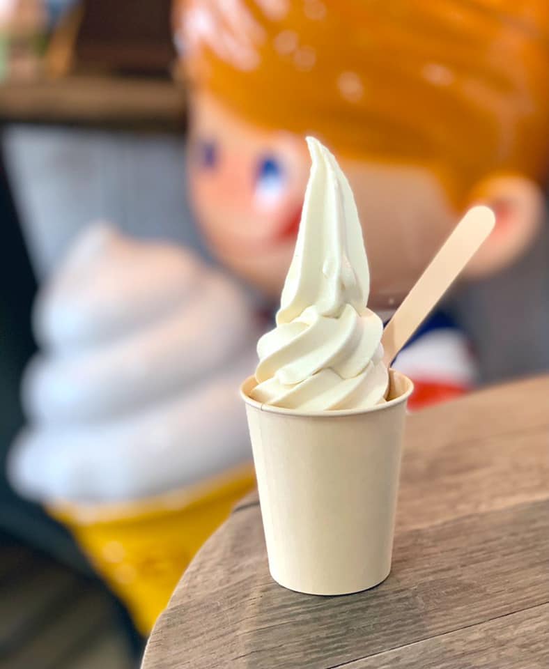 ファーマーズガーデンやまがた ソフトクリーム ルバーブ