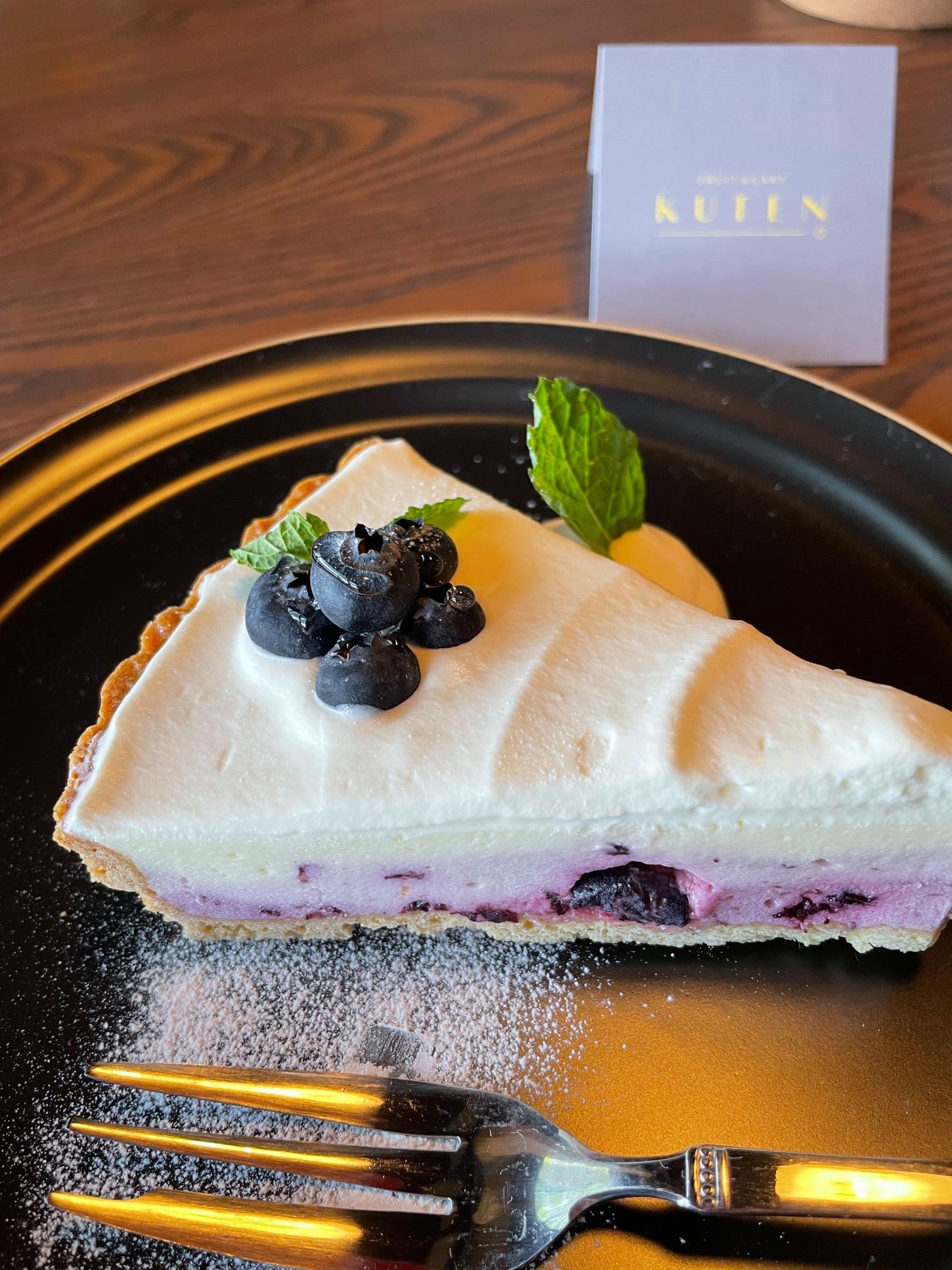 KUTEN。Fruit＆cake（クテン）&nbsp;ケーキ・タルト&nbsp;ブルーベリーと３層のチーズタルト
