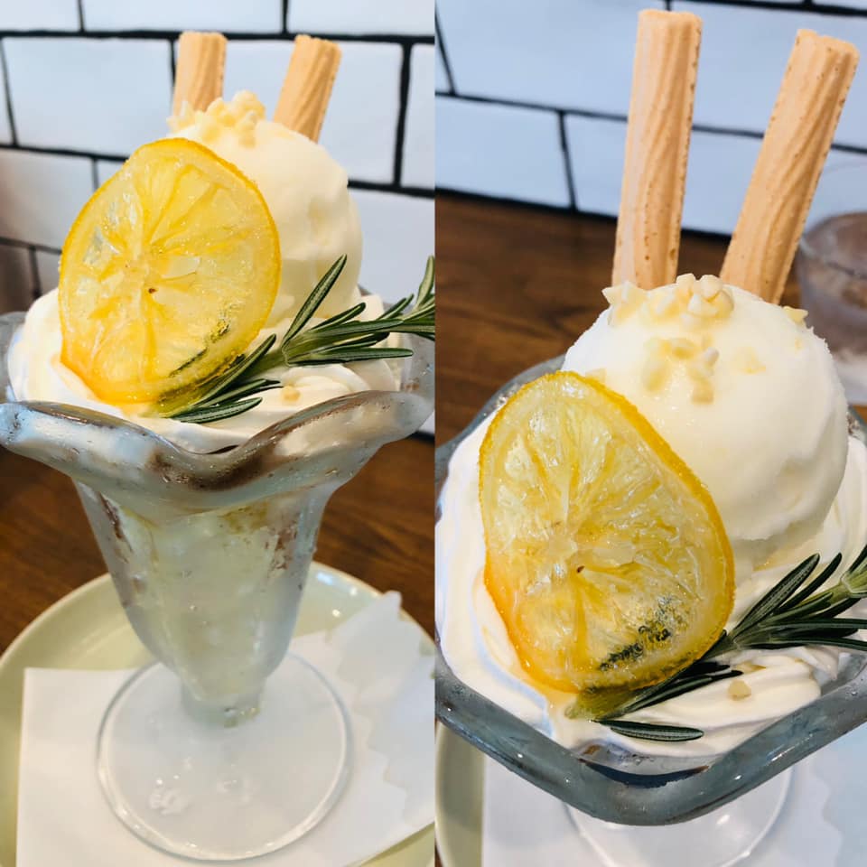 瑞祥LAUNDRY & CAFE パフェ・サンデー 夏のレモンパフェ