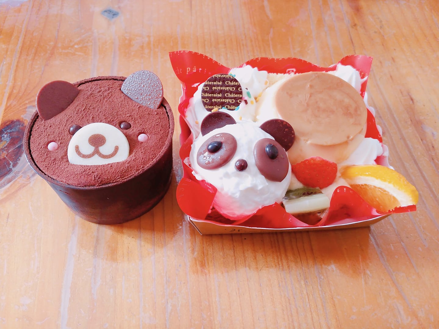 シャトレーゼ&nbsp;ケーキ・タルト&nbsp;くまちゃん＆パンダちゃん
