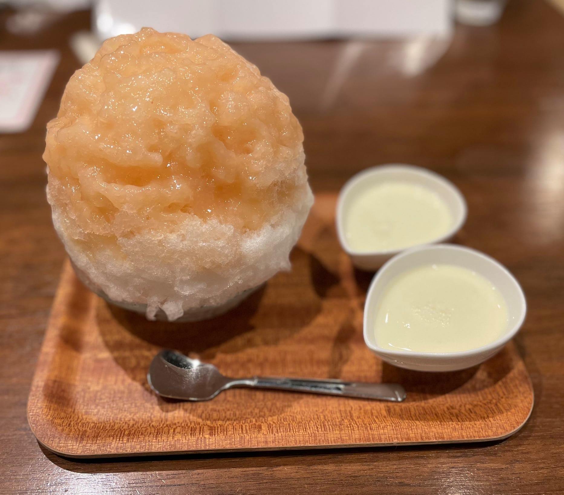 Cafe Elephant Mountain(エレファント マウンテン) かき氷・フラッペ はくとうみるく+おかわりみるく