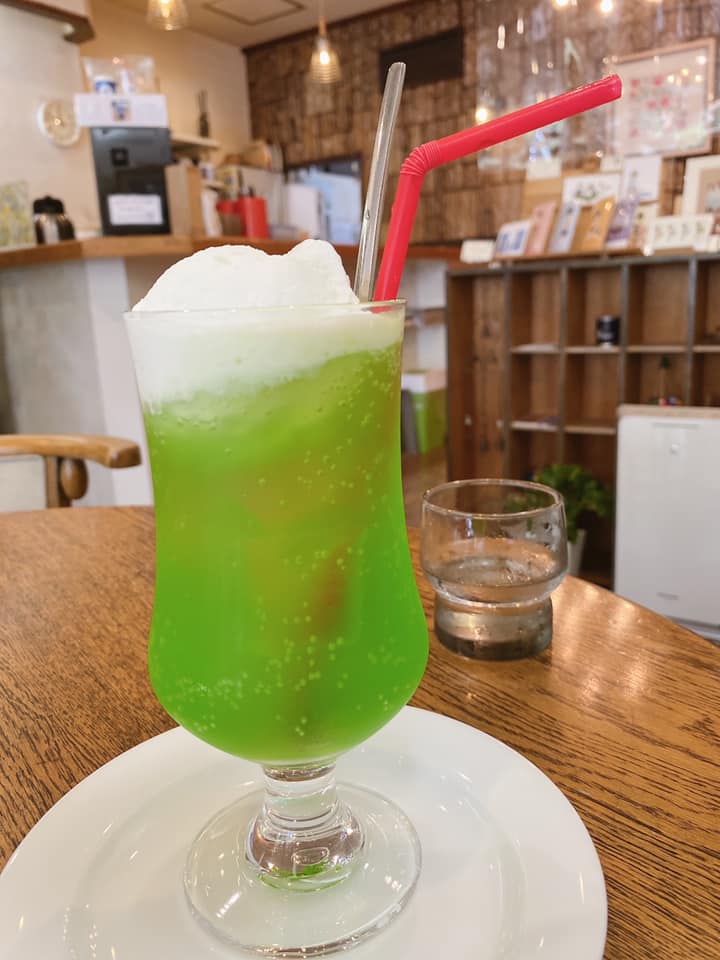 コーヒーラウンジ紫陽花 ドリンク クリームソーダ&シソジュース