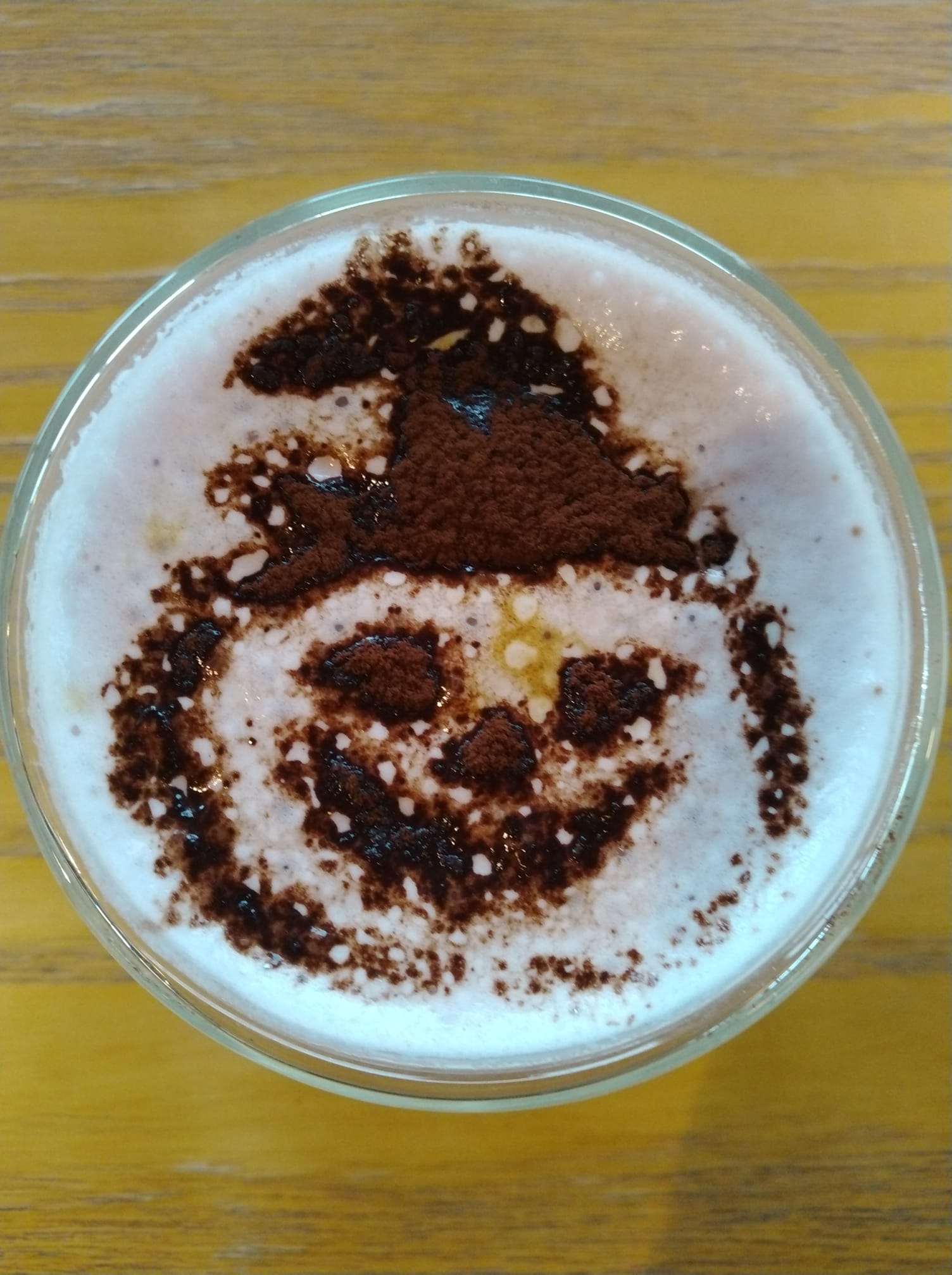 丸山珈琲(マルヤマコーヒー) ドリンク ラテのハロウィンバージョン