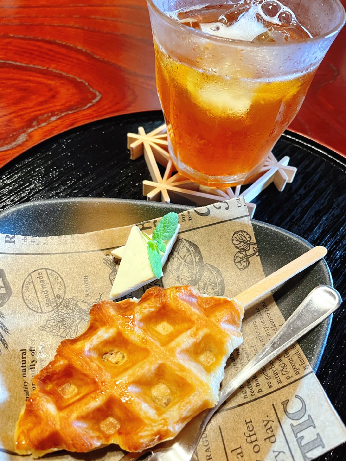 CAFE KOH（旧小田切家住宅）&nbsp;ワッフル&nbsp;クロッフル