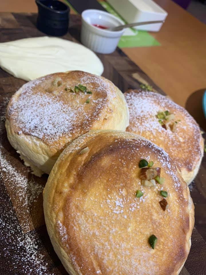 トワサンク 長野(trois cinq) パンケーキ チーズのパンケーキ