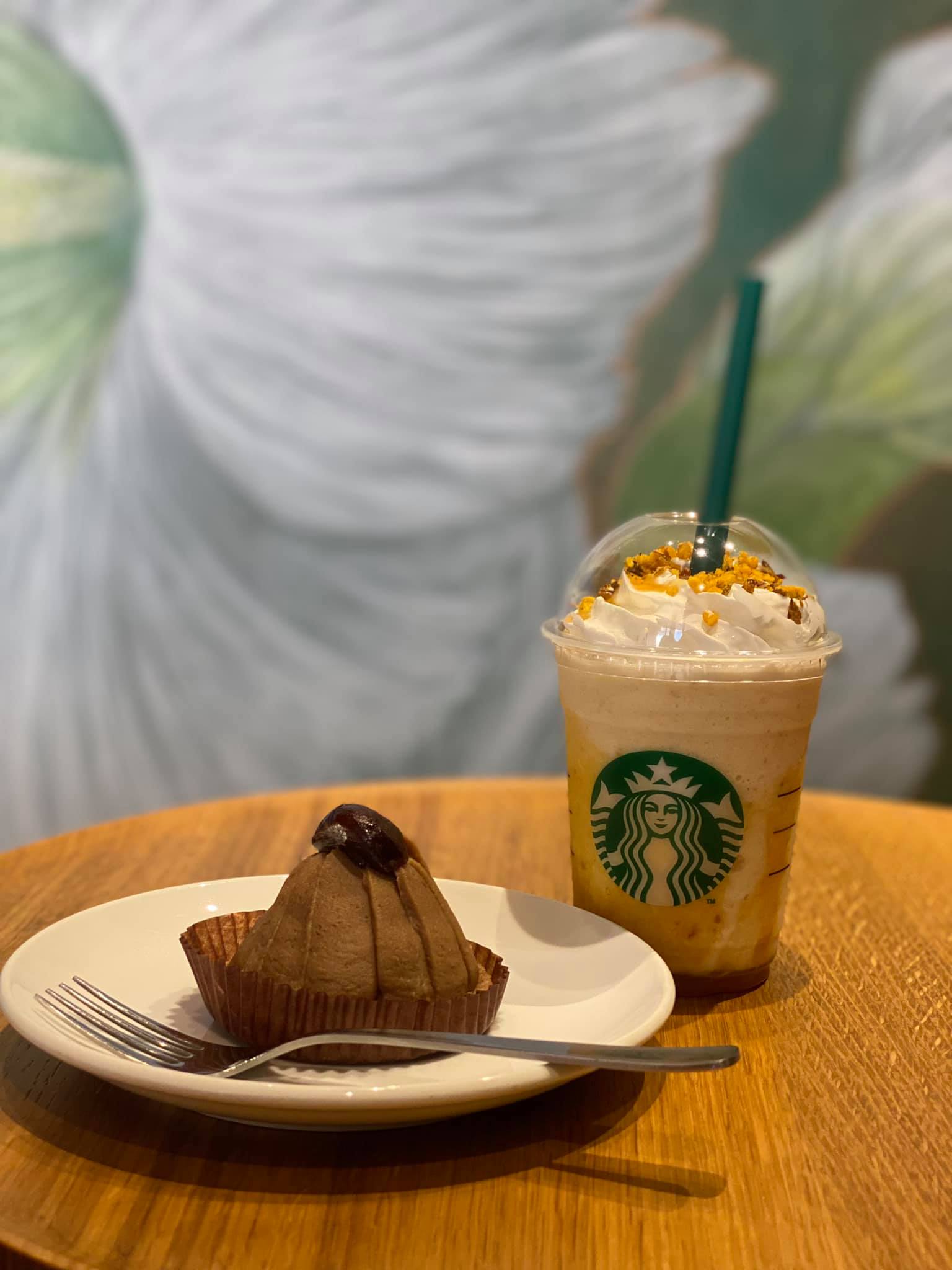 スターバックス コーヒー ジャパン(Starbucks Coffee Japan) フラペチーノ,ケーキ・タルト 焼き芋フラペチーノ&栗ずくめのモンブランケーキ