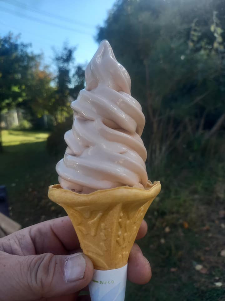 ほっとミルク ソフトクリーム マロンクリーム