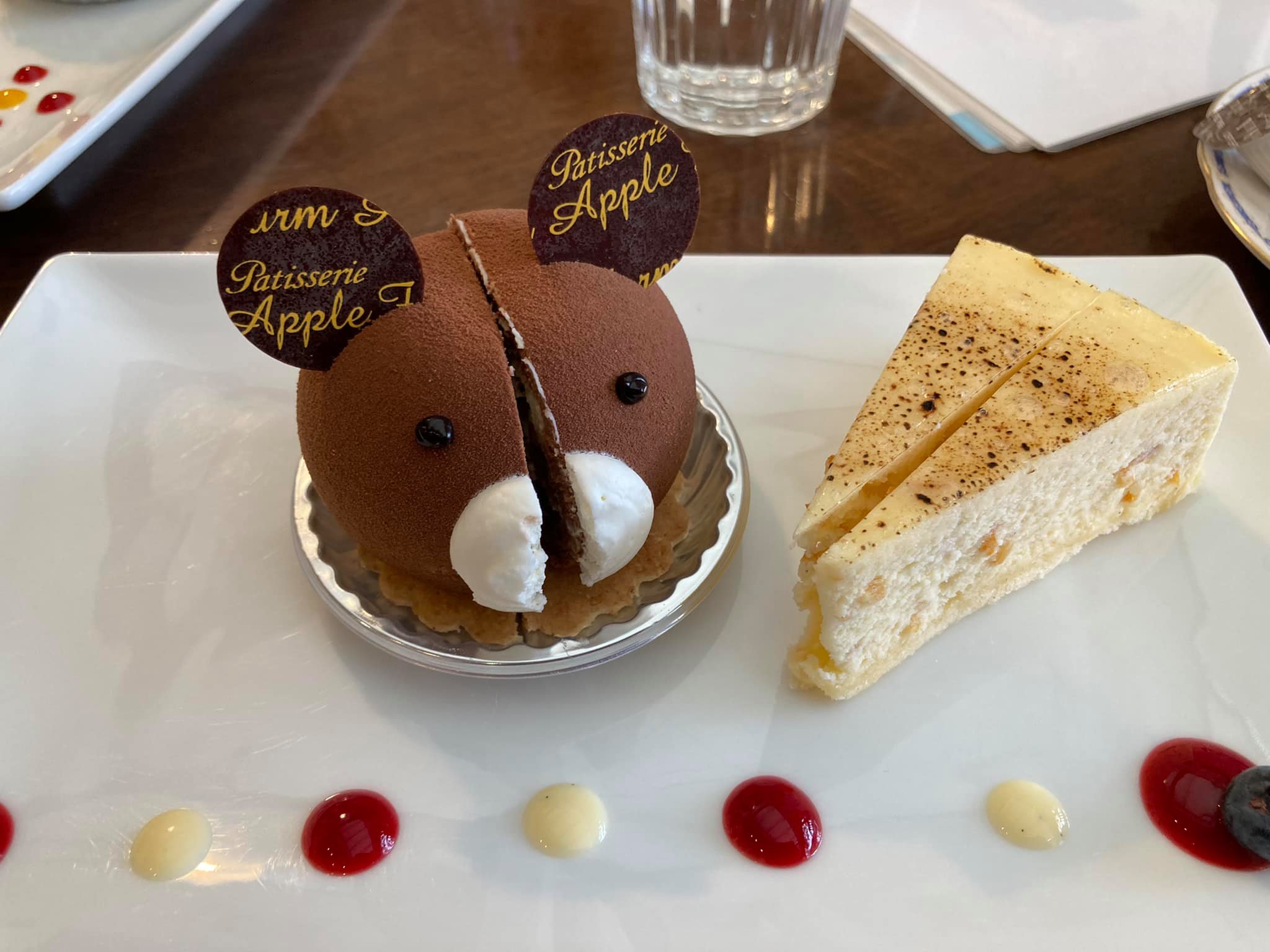 アップルファーム ケーキ・タルト,チーズ・フロマージュ チーズケーキ&小布施栗のモンブラン&坂城のこぐまたち