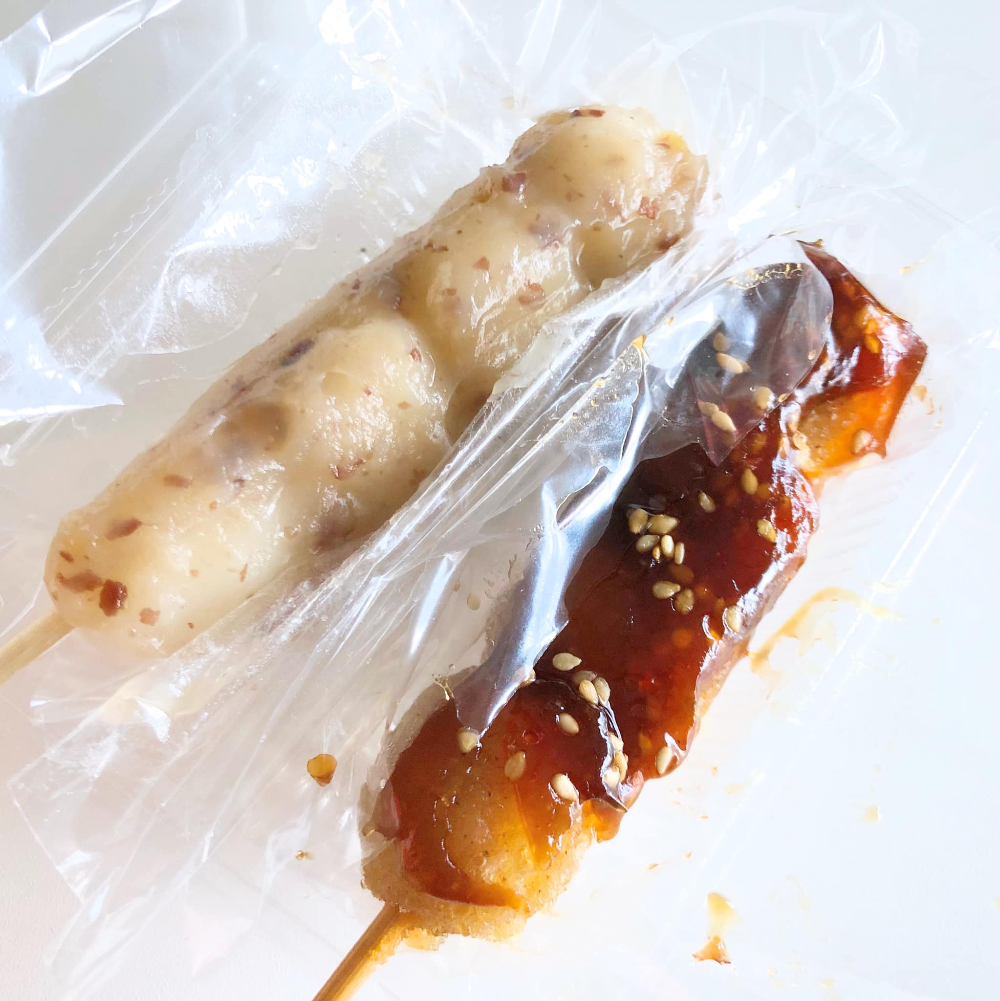栄心堂（エイシンドウ）&nbsp;お団子&nbsp;栗あんとそば揚げ団子