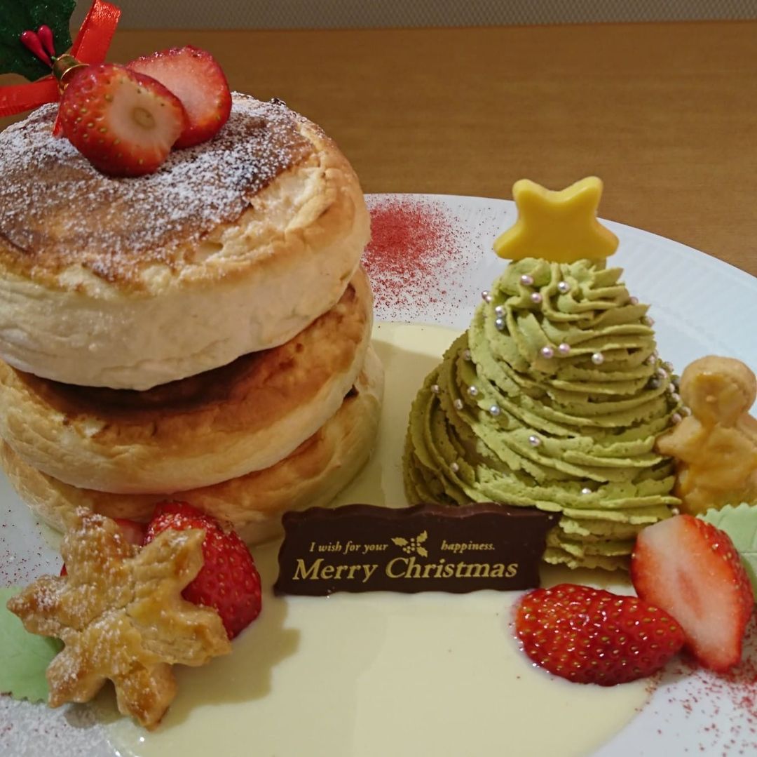 トワサンク 長野(trois cinq) パンケーキ X\'mas限定パンケーキ
