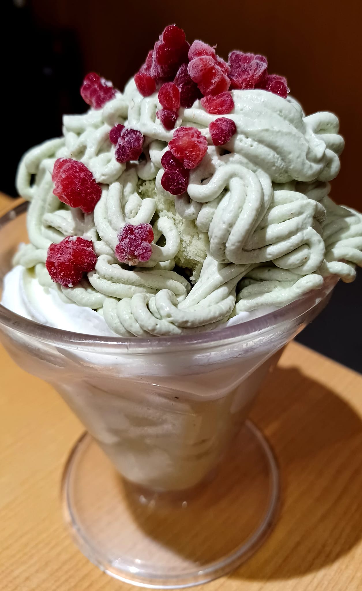 スシロー&nbsp;モンブラン&nbsp;ピスピスタチオのモンブラン