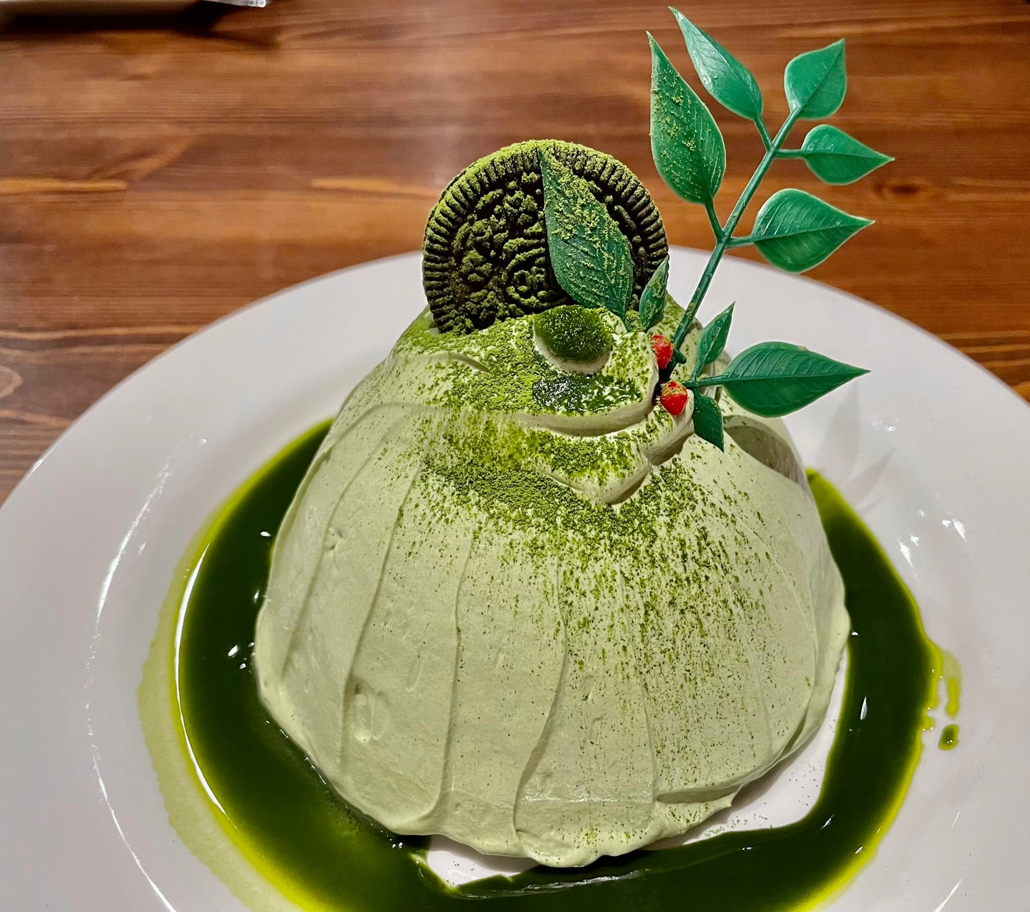 Cafe Elephant Mountain(エレファント マウンテン) かき氷・フラッペ 抹茶かき氷&苺のかき氷パフェ