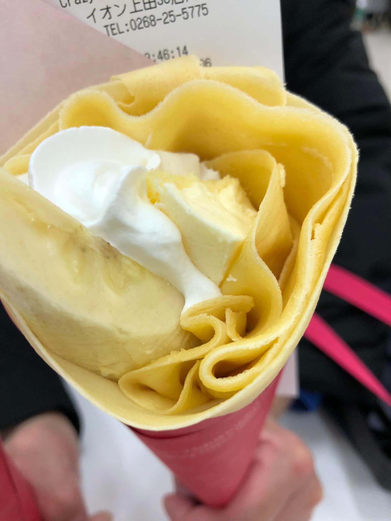 Crazy Crepes（クレージークレープス）&nbsp;クレープ&nbsp;バナナレアチーズ&ブルーベリーホイップ