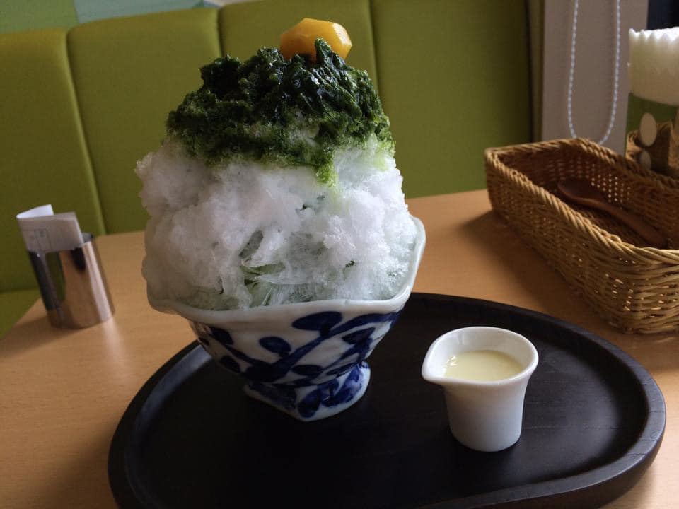 お茶元みはら胡蝶庵(コチョウアン) かき氷・フラッペ 抹茶かき氷