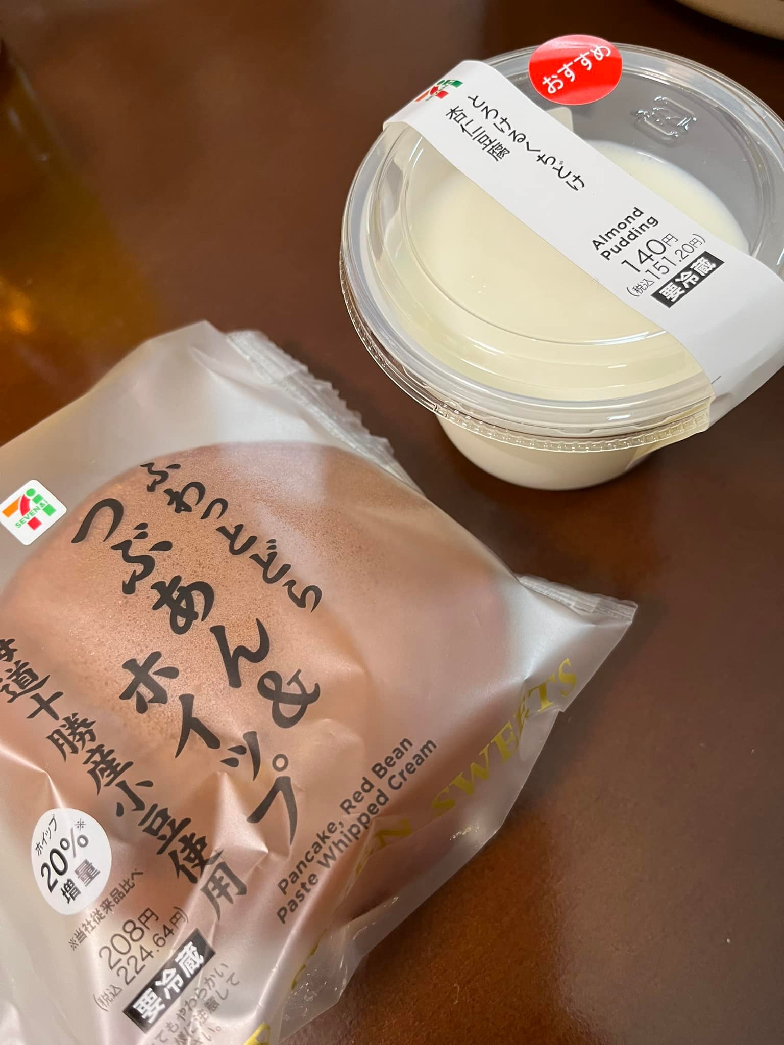 セブンイレブン どら焼き,杏仁豆腐 どら焼き&杏仁豆腐