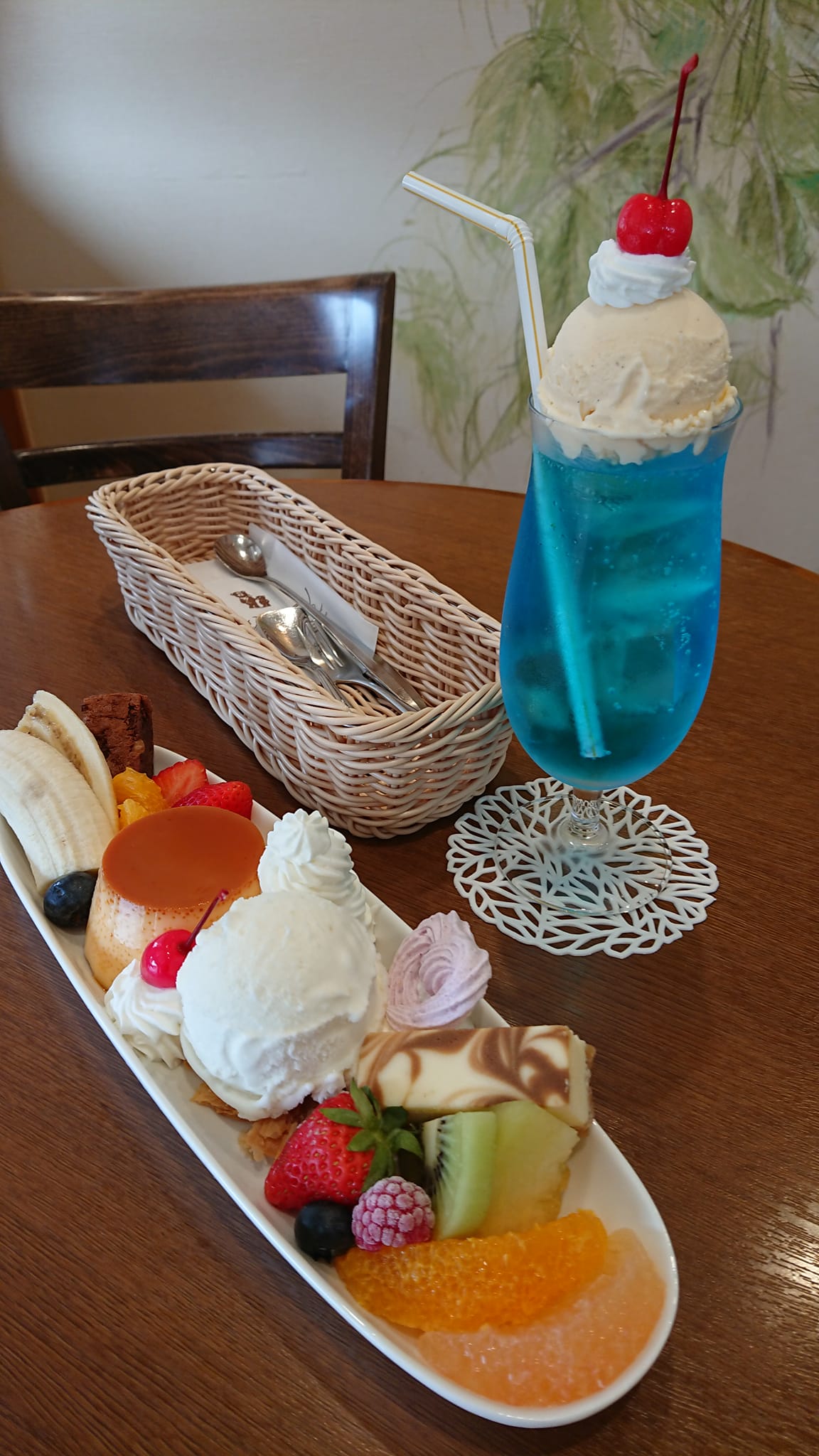パティスリーヒラノ(cafe HIRANO) プリン,ドリンク 昭和レトロセット