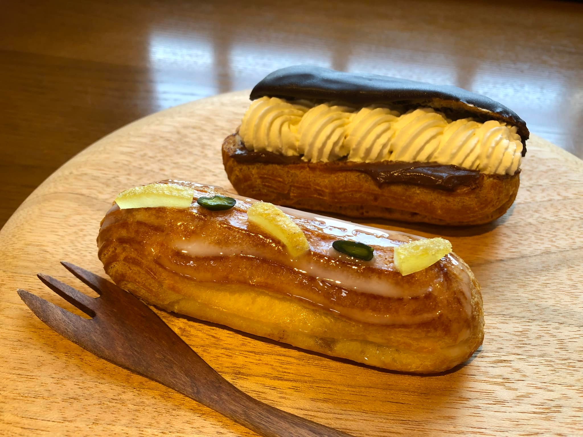 石森良三商店(イシモリリョウゾウショウテン) エクレア レモンエクレア&チョコエクレア