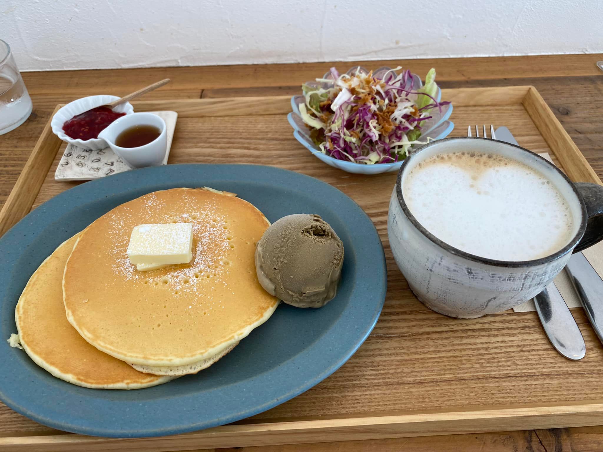 ma~ku cafe.(マークカフェ) パンケーキ パンケーキ(バター&メープル)