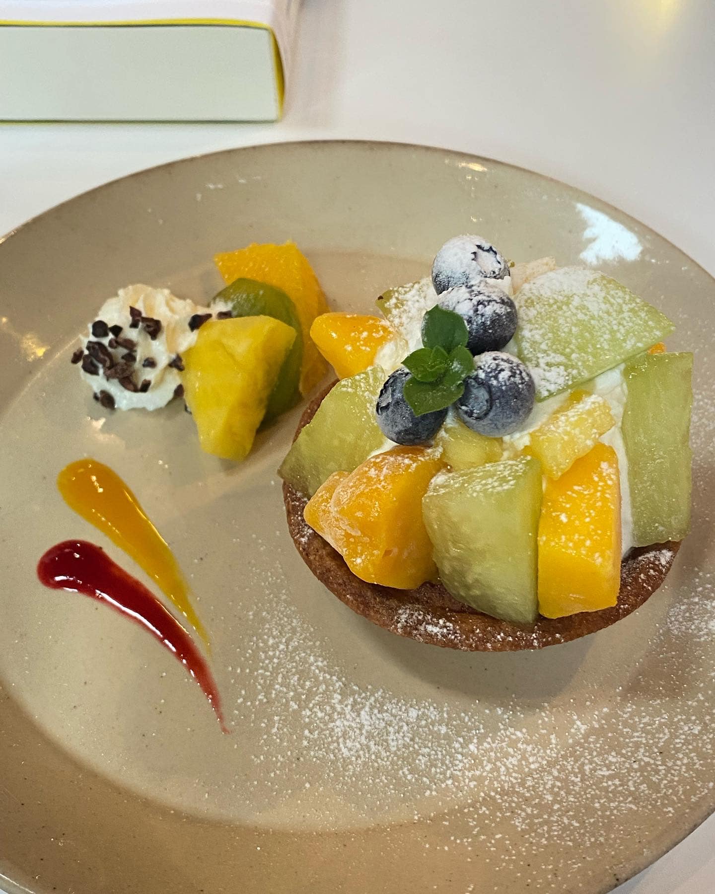 cafe&zakka カフェ&雑貨 七ヶ月 ケーキ・タルト 夏のフルーツのタルト