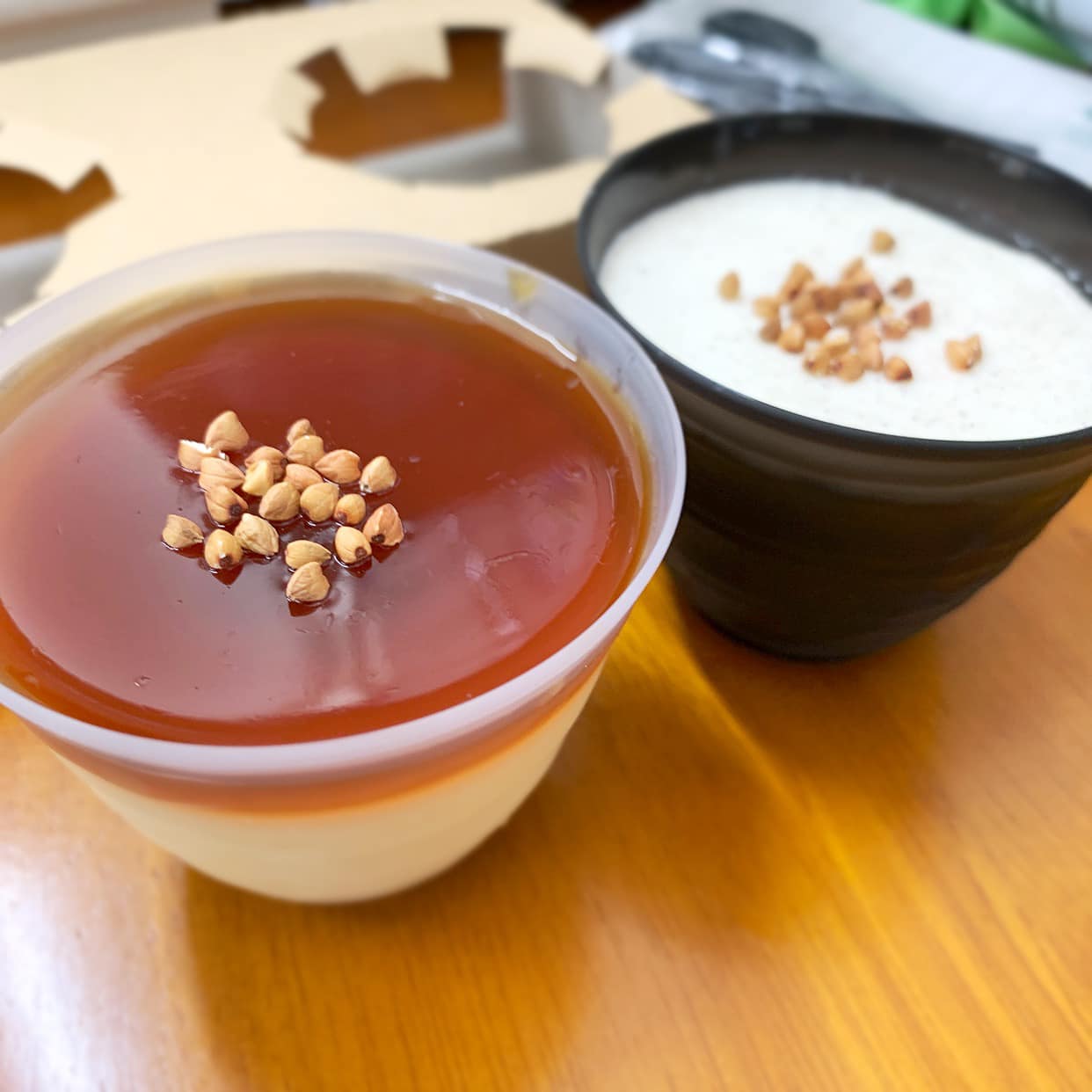 道の駅 信州新町(シンシュウシンマチ) プリン 蕎麦プリン