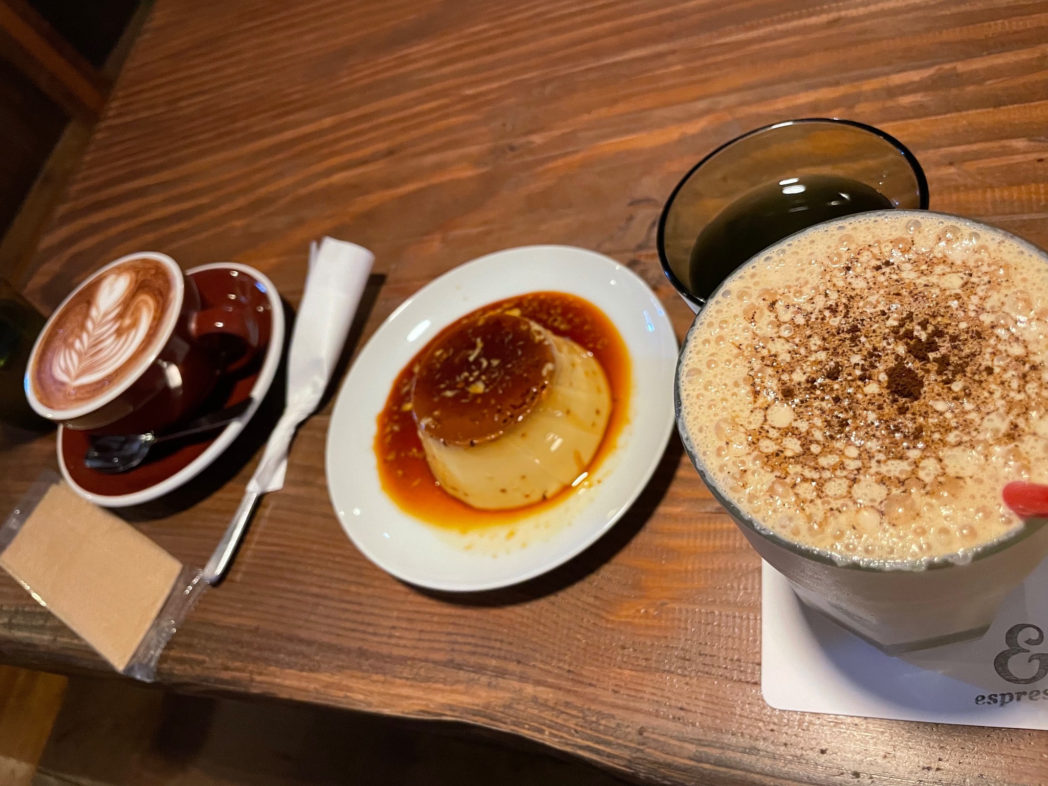 & espresso(アンドエスプレッソ) プリン,シェイク 固めのプリン