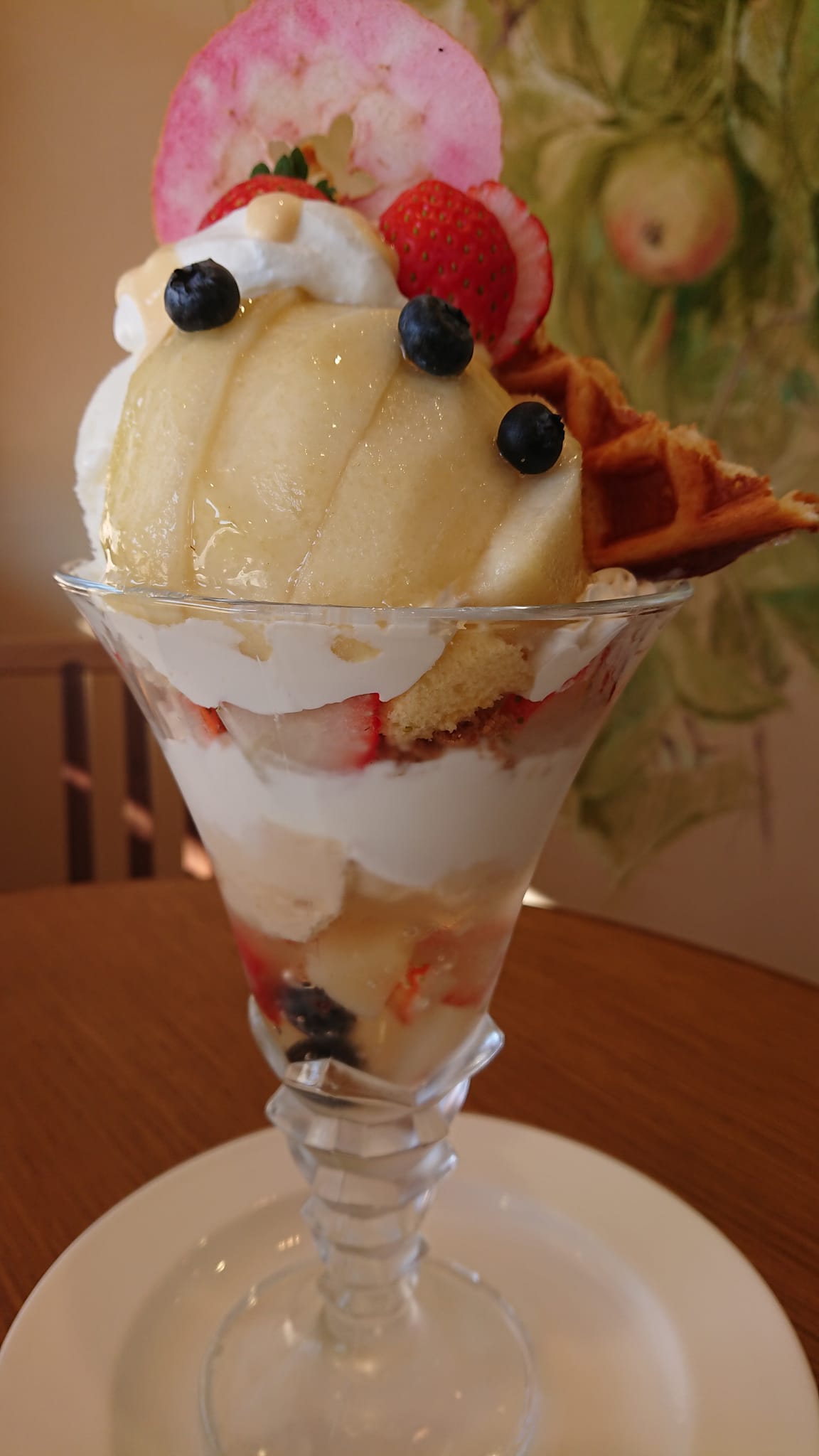 パティスリーヒラノ(cafe HIRANO) パフェ・サンデー ラ・フランスのパフェ