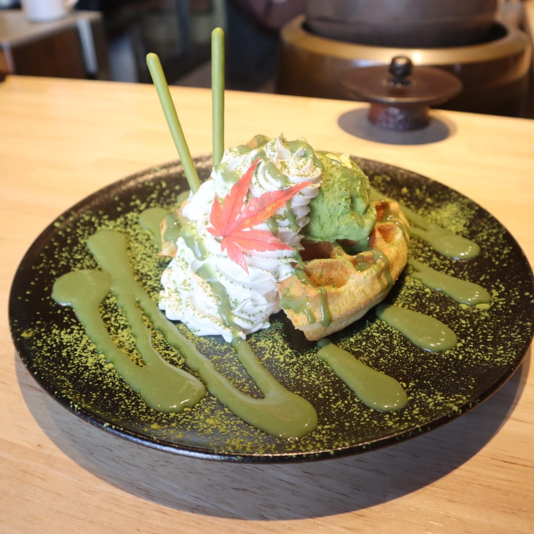 茶藍 ワッフル,アイス・ジェラート 抹茶ワッフル