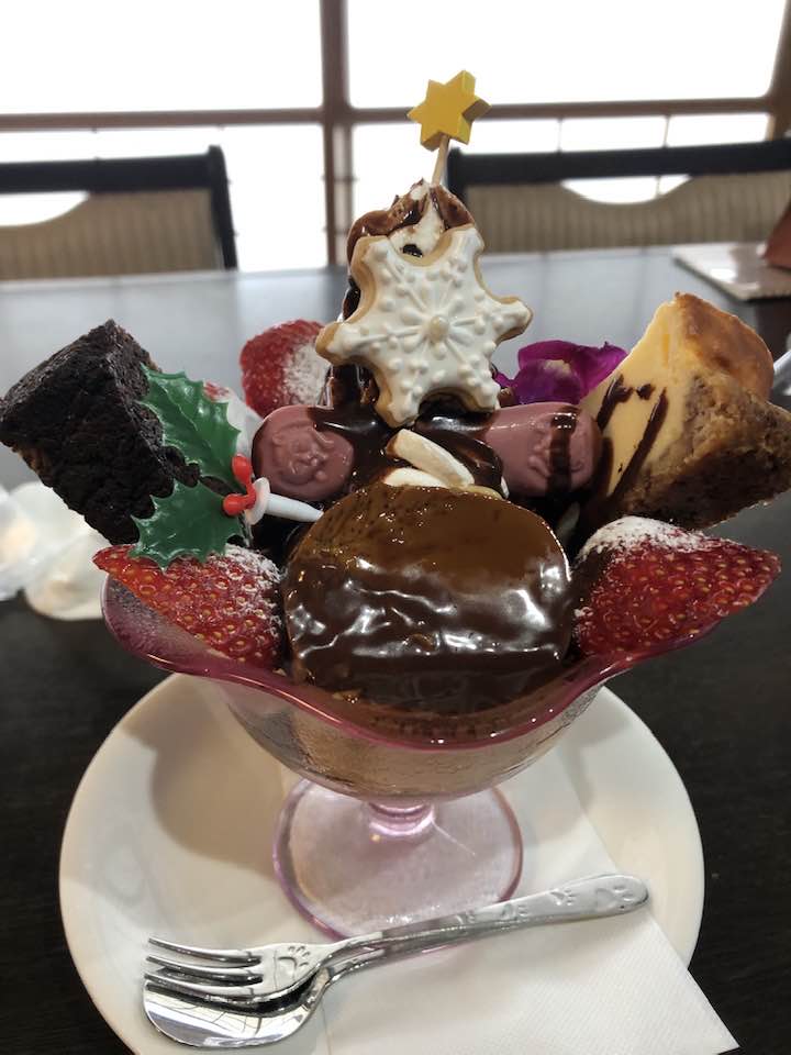 Wine&cafe Veraison プリン クリスマス限定プリンアラモード