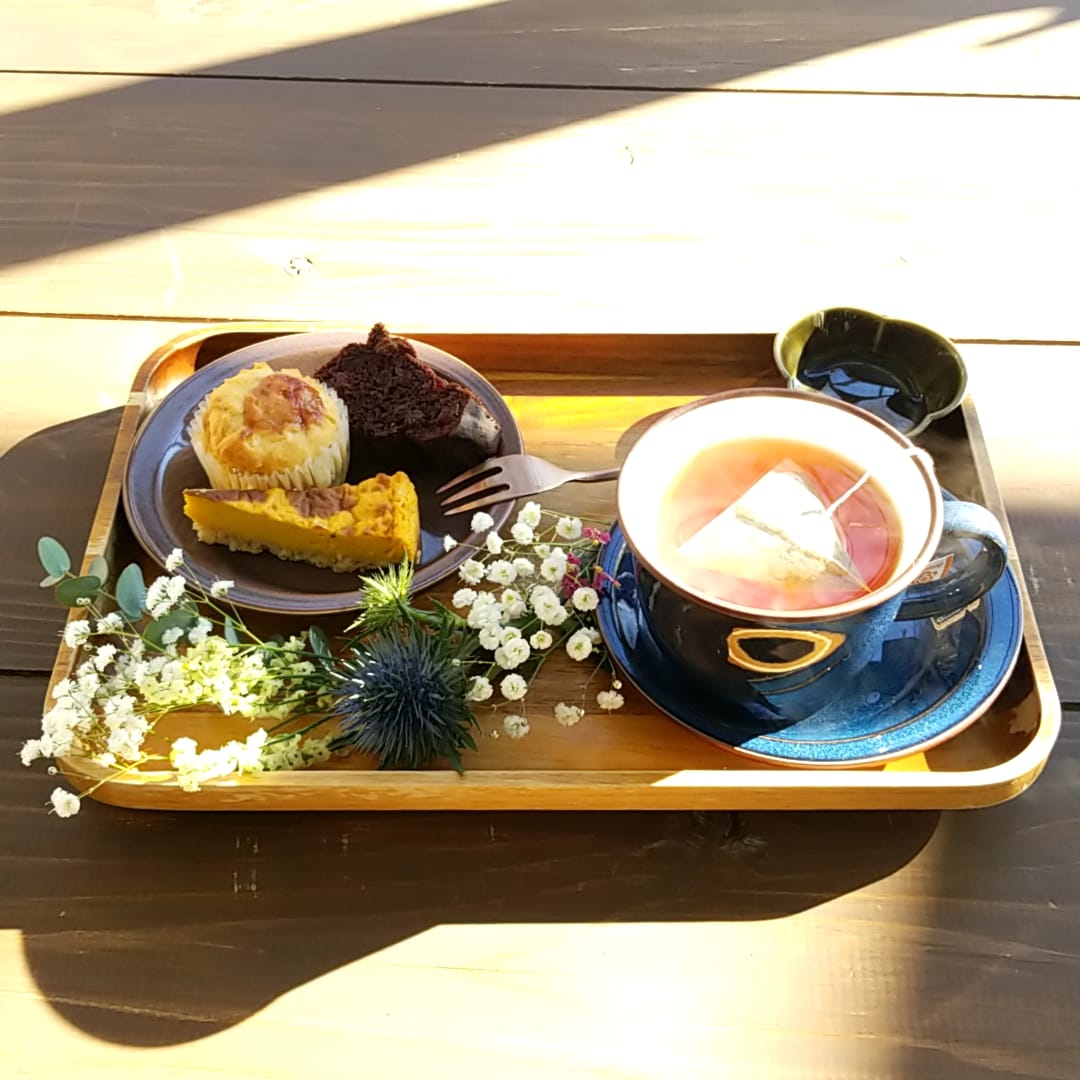 GAFLO CAFE ケーキ・タルト お花屋さんでティータイム
