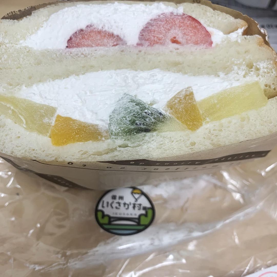 道の駅 いくさかの郷&nbsp;サンド&nbsp;フルーツサンド