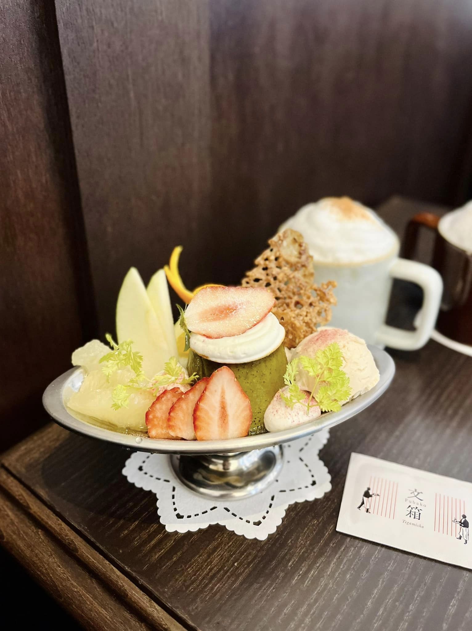 手紙舎文箱 プリン 春のプリンアラモード