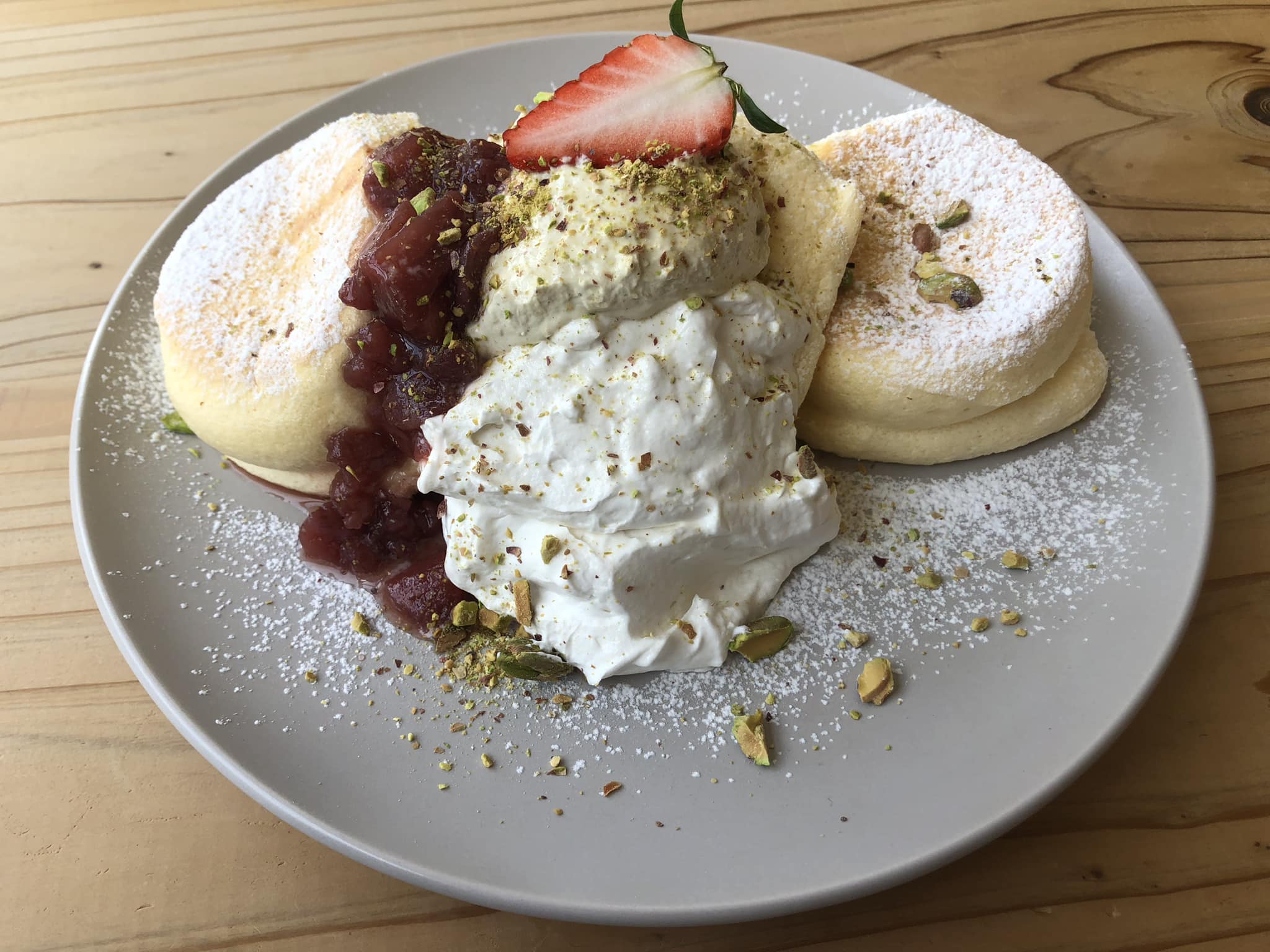 Cafeふわふわ パンケーキ 米粉のパンケーキ
