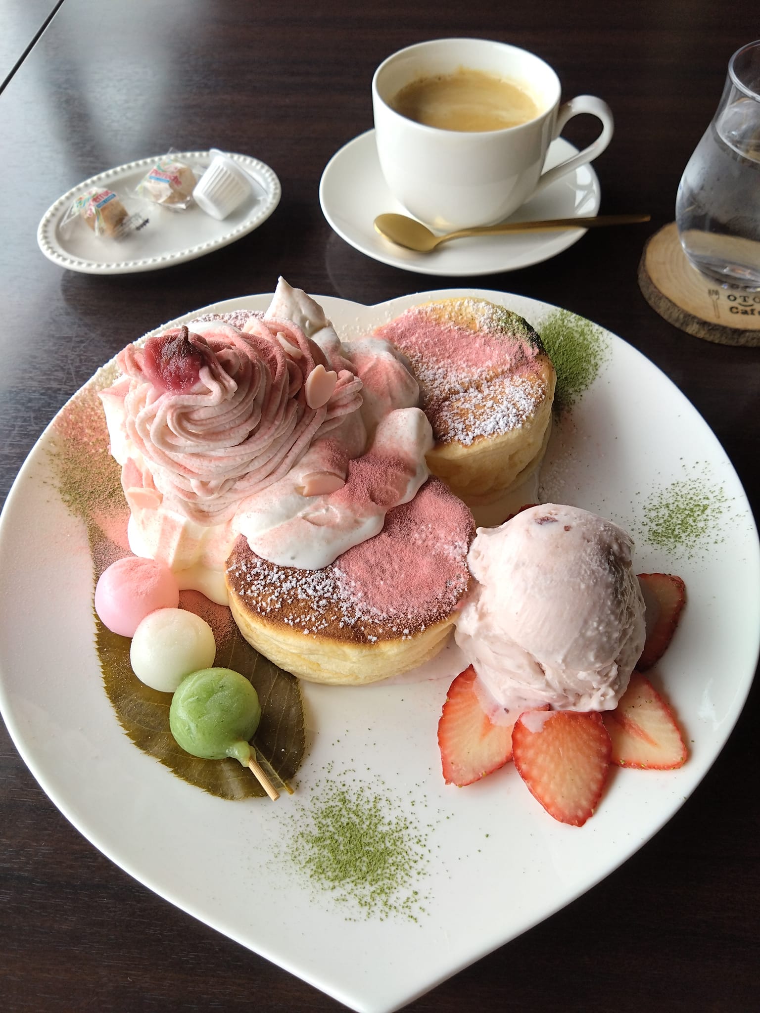 OTO Cafe（オトカフェ）&nbsp;パンケーキ&nbsp;桜パンケーキ