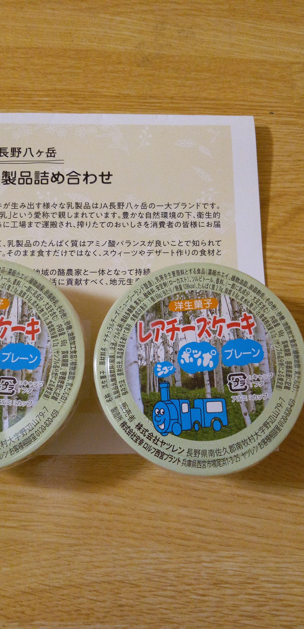 ヤツレン乳製品直売所 チーズ・フロマージュ レアチーズケーキ