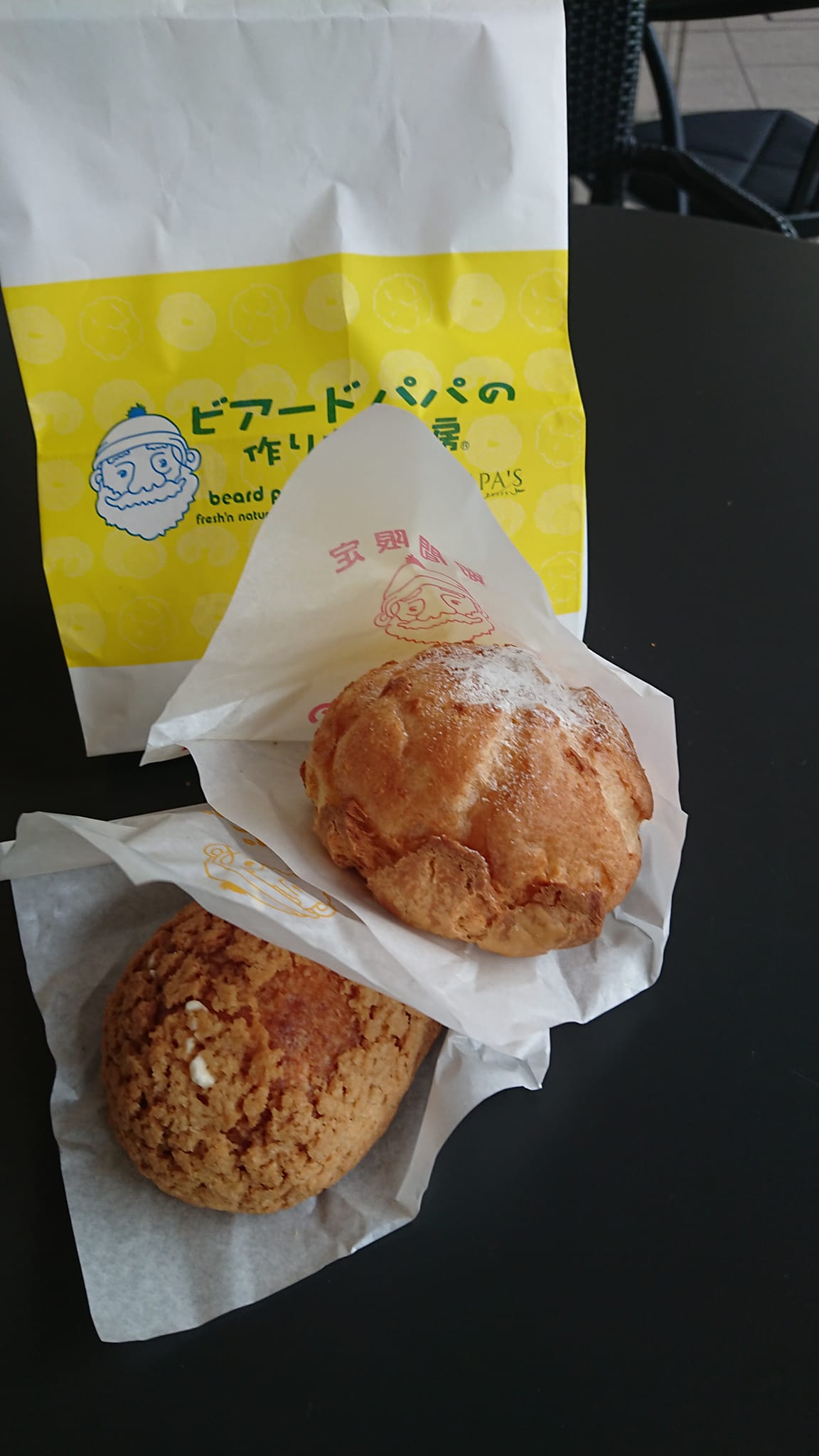 ビアードパパの作りたて工房 シュークリーム メロンシュー&恐竜のたまご
