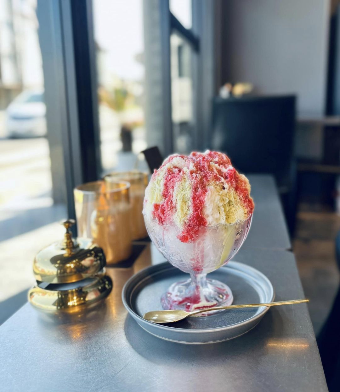 MARUSAN cafe かき氷・フラッペ ラズベリーピスタチオヨーグルト