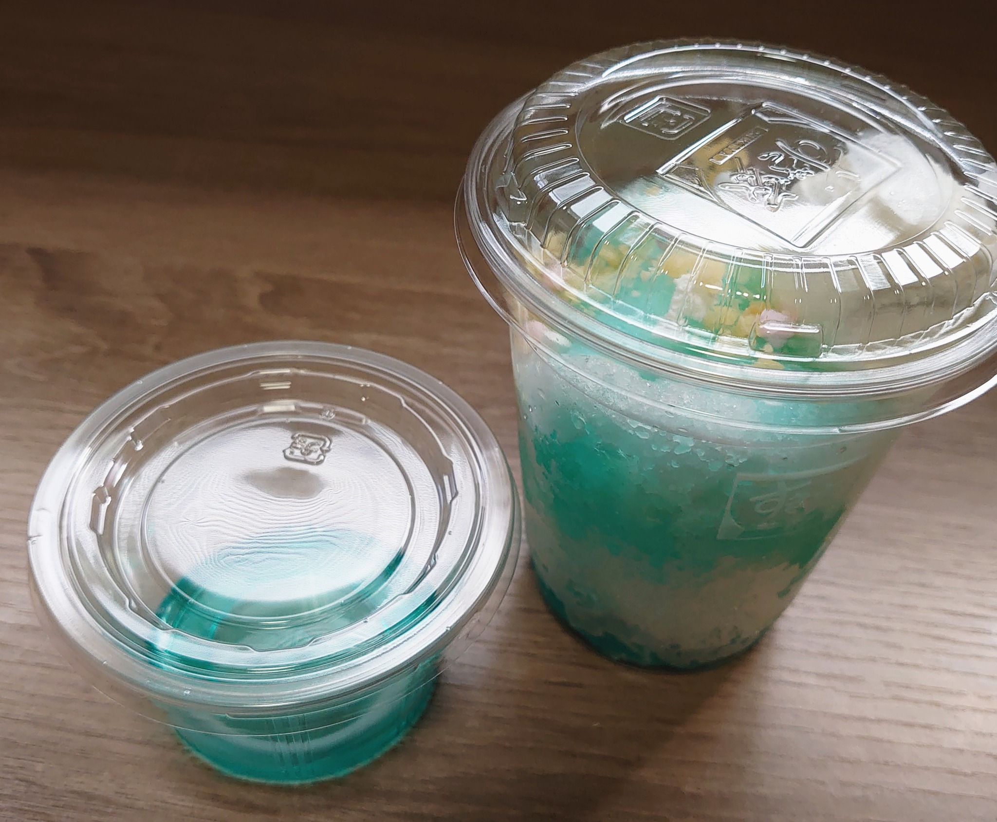 スーパー・コンビニ・その他 かき氷・フラッペ すき家のかき氷クリームソーダ