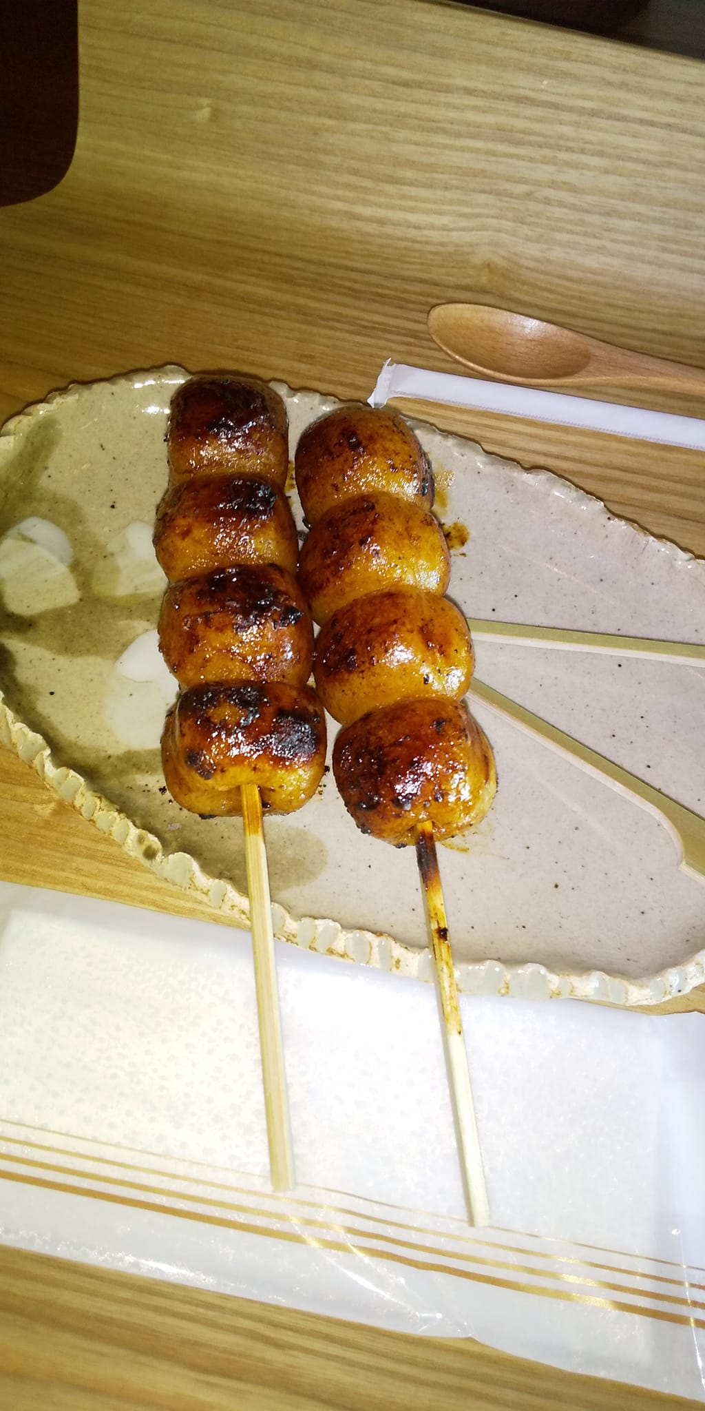 だんごカフェかえる亭 お団子,ぜんざい しょうゆの団子&ぜんざい